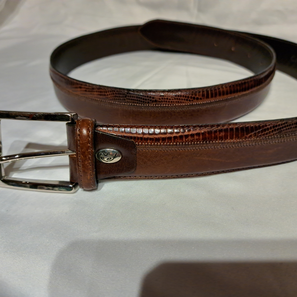 Men's Brown Leather Belt